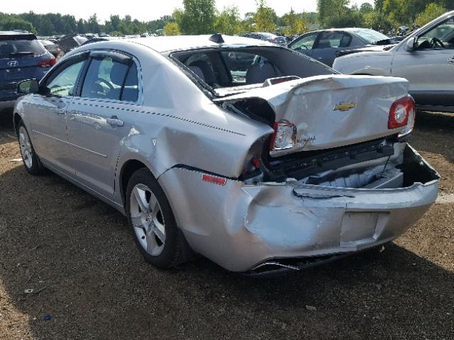 1G1ZB5E05CF190055 - 2012 CHEVROLET MALIBU LS Gümüş foto 3
