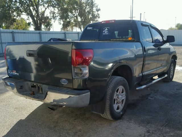 5TBRU54157S450271 - 2007 TOYOTA TUNDRA GREEN photo 4