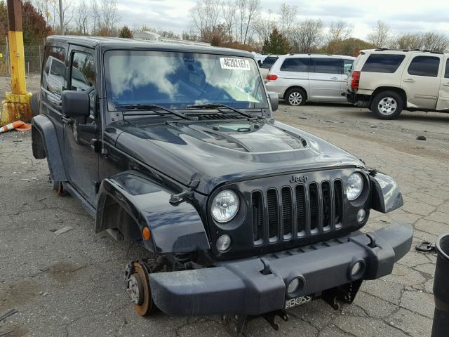 1C4AJWBG3FL627717 - 2015 JEEP WRANGLER S შავი ფოტო 1