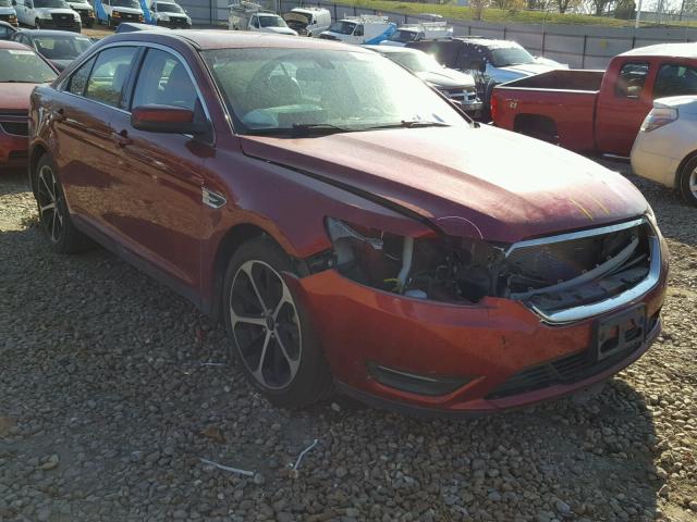 1FAHP2E81EG178206 - 2014 FORD TAURUS SEL RED photo 1