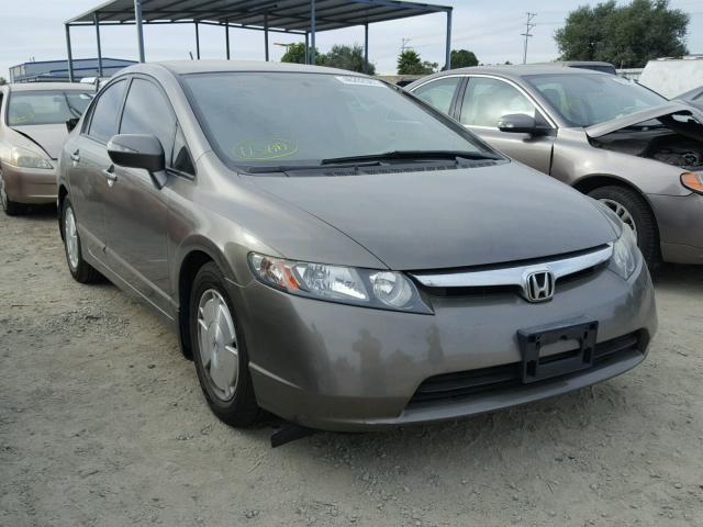 JHMFA36296S028828 - 2006 HONDA CIVIC HYBR SILVER photo 1