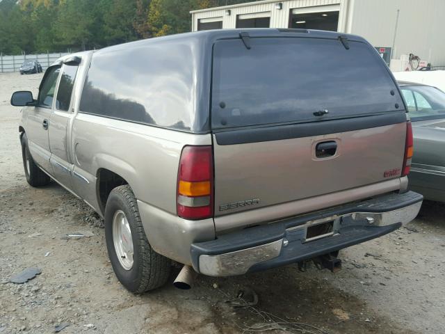 2GTEC19T711335665 - 2001 GMC NEW SIERRA TAN photo 3