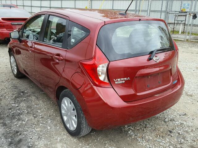 3N1CE2CP5GL377684 - 2016 NISSAN VERSA NOTE RED photo 3