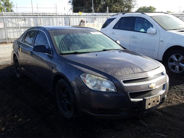 1G1ZB5EB2A4118062 - 2010 CHEVROLET MALIBU LS GRAY photo 1