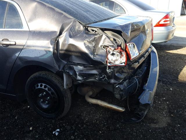 1G1ZB5EB2A4118062 - 2010 CHEVROLET MALIBU LS GRAY photo 9