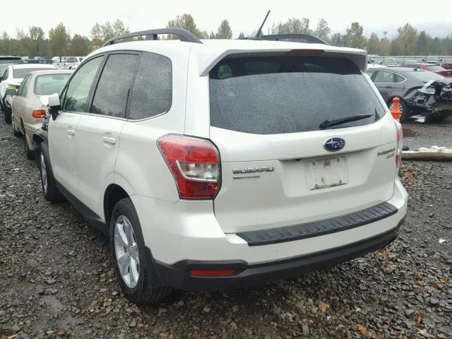 JF2SJARC1FH501029 - 2015 SUBARU FORESTER 2 WHITE photo 3