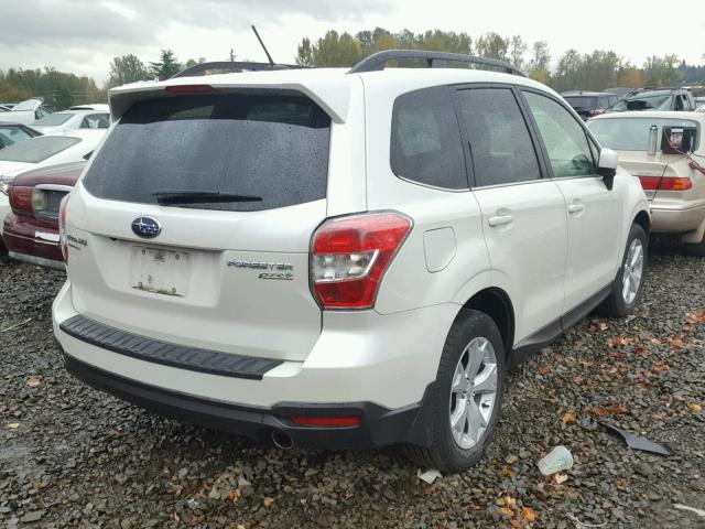 JF2SJARC1FH501029 - 2015 SUBARU FORESTER 2 WHITE photo 4