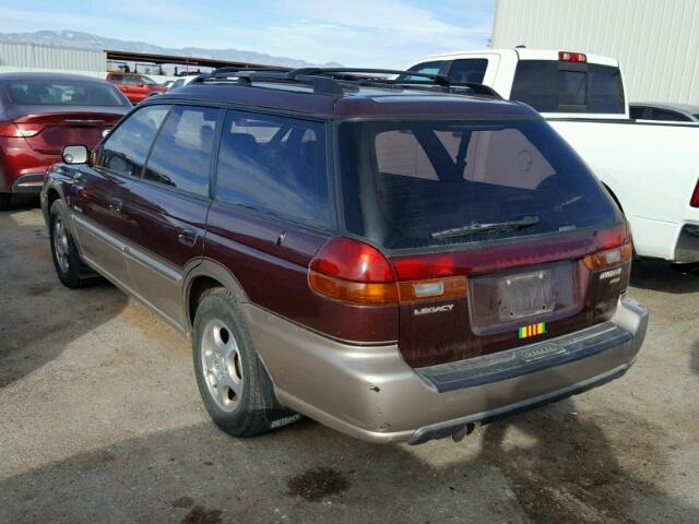 4S3BG6853X7605476 - 1999 SUBARU LEGACY OUT MAROON photo 3