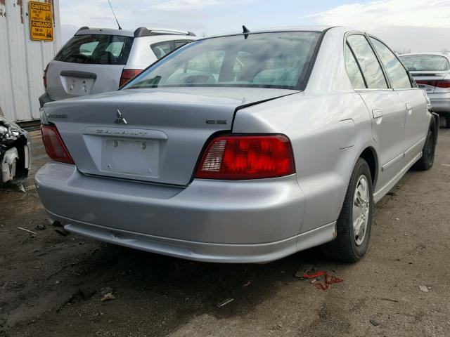 4A3AA46G32E046809 - 2002 MITSUBISHI GALANT ES SILVER photo 4