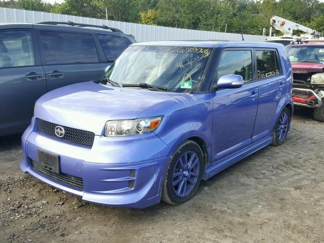 JTLZE4FE4A1110116 - 2010 TOYOTA SCION XB იასამნისფერი ფოტო 2
