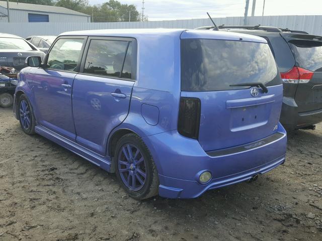 JTLZE4FE4A1110116 - 2010 TOYOTA SCION XB იასამნისფერი ფოტო 3