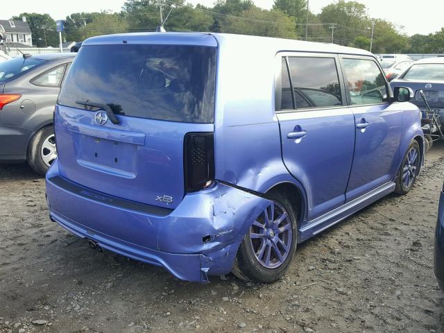 JTLZE4FE4A1110116 - 2010 TOYOTA SCION XB იასამნისფერი ფოტო 4