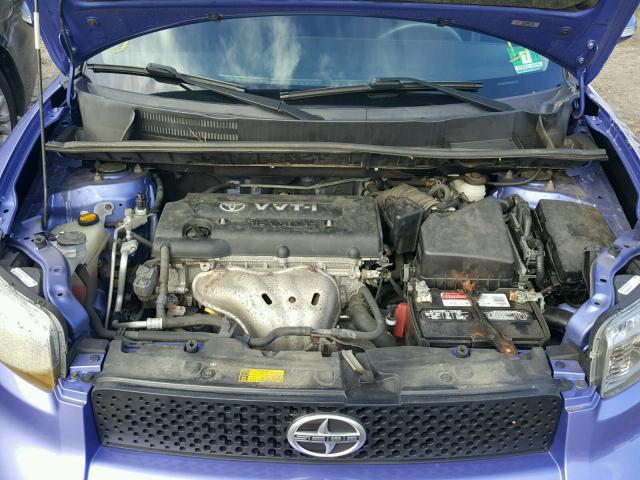 JTLZE4FE4A1110116 - 2010 TOYOTA SCION XB იასამნისფერი ფოტო 7