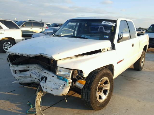 3B7HC13YXVG770937 - 1997 DODGE RAM 1500 WHITE photo 2