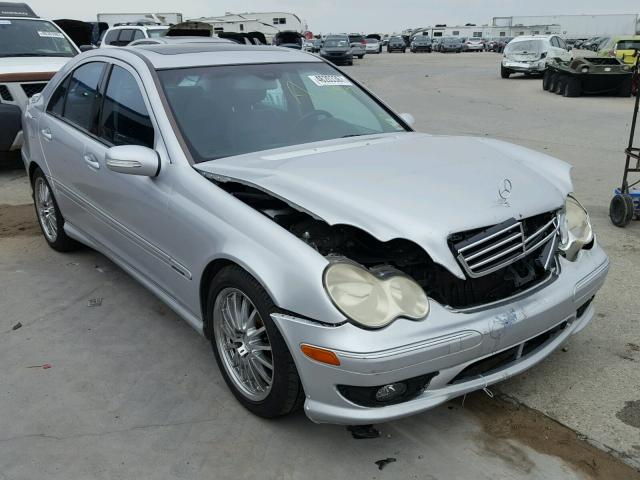 WDBRF52HX7E028003 - 2007 MERCEDES-BENZ C SILVER photo 1