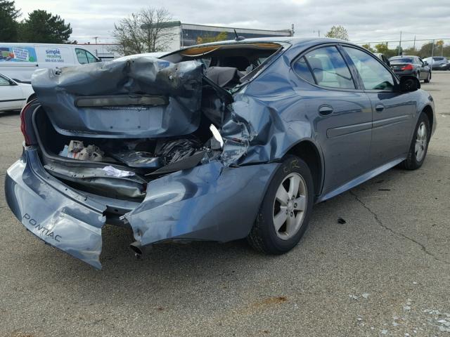 2G2WP552071112541 - 2007 PONTIAC GRAND PRIX GRAY photo 4