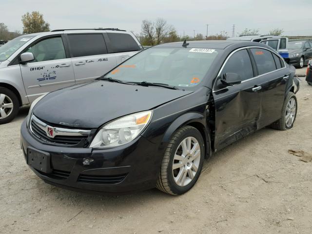 1G8ZV57BX9F163658 - 2009 SATURN AURA XR BLACK photo 2