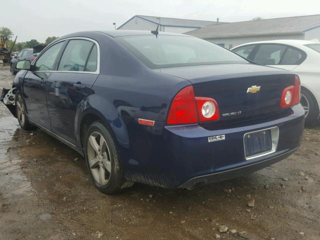 1G1ZC5E18BF354452 - 2011 CHEVROLET MALIBU 1LT ლურჯი ფოტო 3