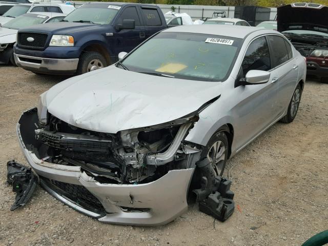 1HGCR2F31EA296276 - 2014 HONDA ACCORD LX SILVER photo 2