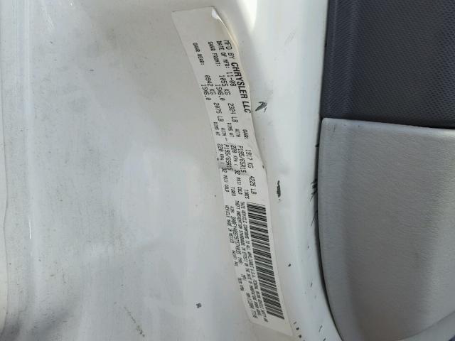 3A8FY48979T574035 - 2009 CHRYSLER PT CRUISER WHITE photo 10