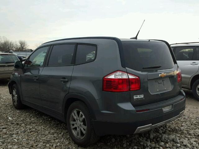 KL77P2EM6CK571449 - 2012 CHEVROLET ORLANDO LT GRAY photo 3