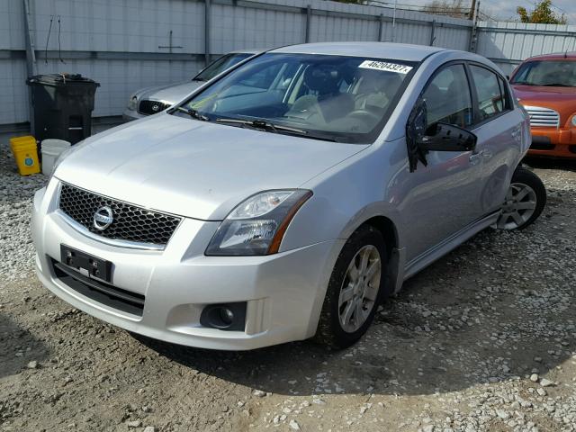 3N1AB6AP9CL708836 - 2012 NISSAN SENTRA 2.0 SILVER photo 2