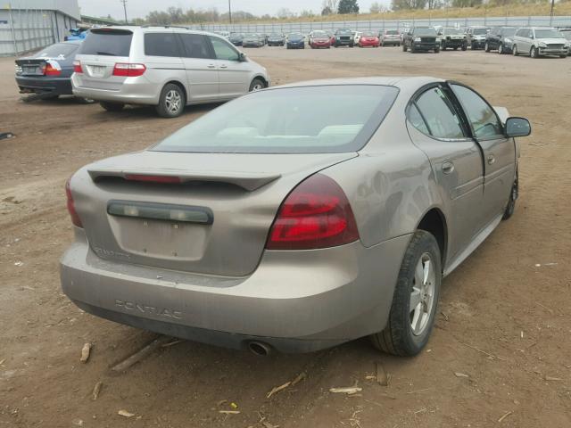 2G2WP552471121355 - 2007 PONTIAC GRAND PRIX GOLD photo 4