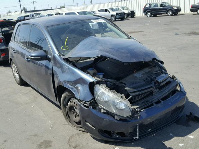WVWDB7AJ7CW274714 - 2012 VOLKSWAGEN GOLF BLUE photo 1