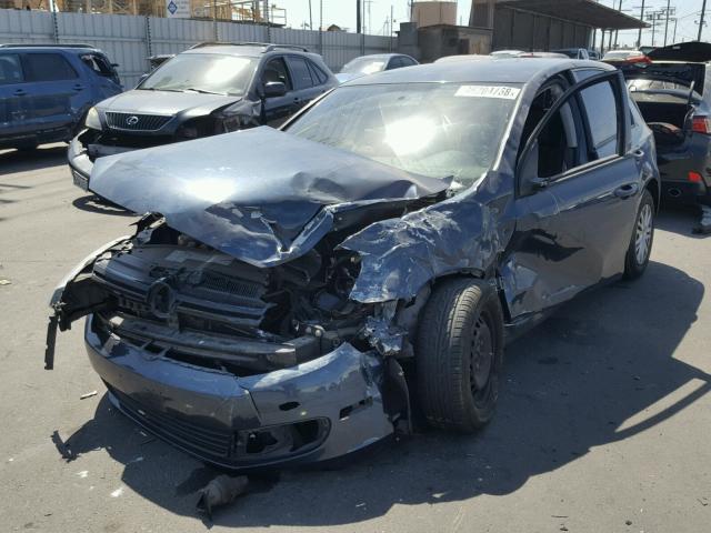 WVWDB7AJ7CW274714 - 2012 VOLKSWAGEN GOLF BLUE photo 2