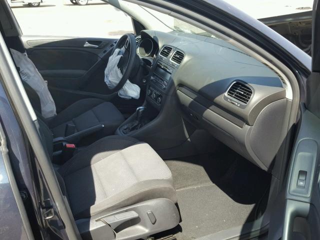 WVWDB7AJ7CW274714 - 2012 VOLKSWAGEN GOLF BLUE photo 5