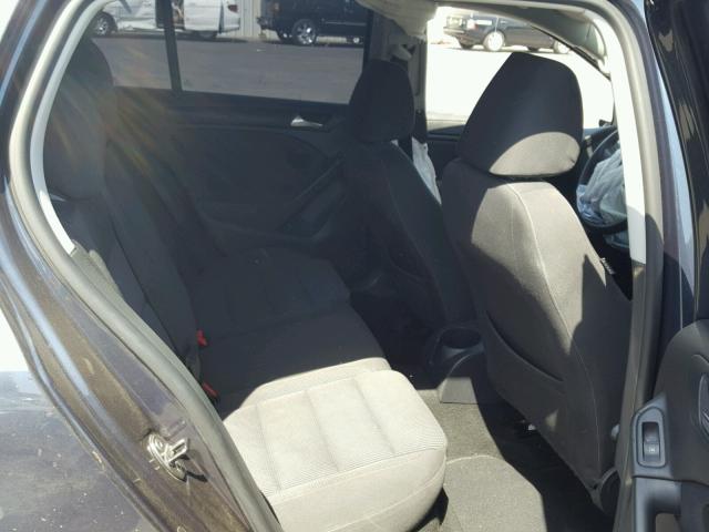 WVWDB7AJ7CW274714 - 2012 VOLKSWAGEN GOLF BLUE photo 6