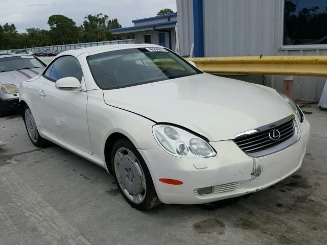 JTHFN48Y020022627 - 2002 LEXUS SC 430 WHITE photo 1