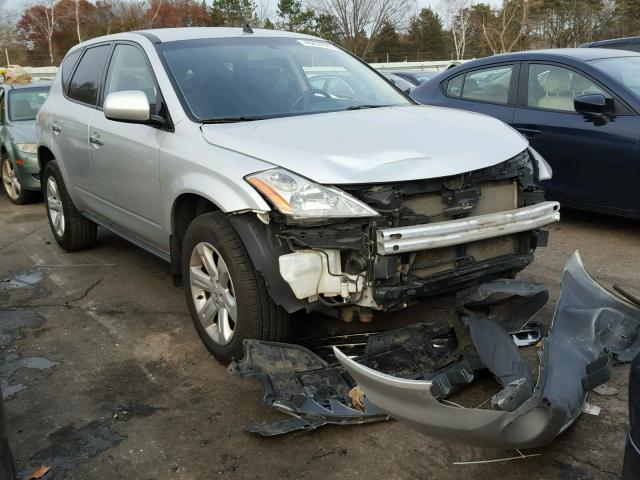 JN8AZ08W96W536913 - 2006 NISSAN MURANO SL SILVER photo 1