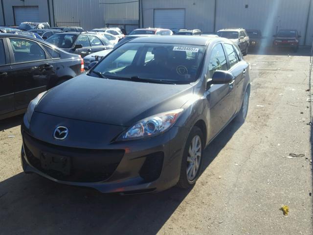 JM1BL1L75C1553367 - 2012 MAZDA 3 I GRAY photo 2