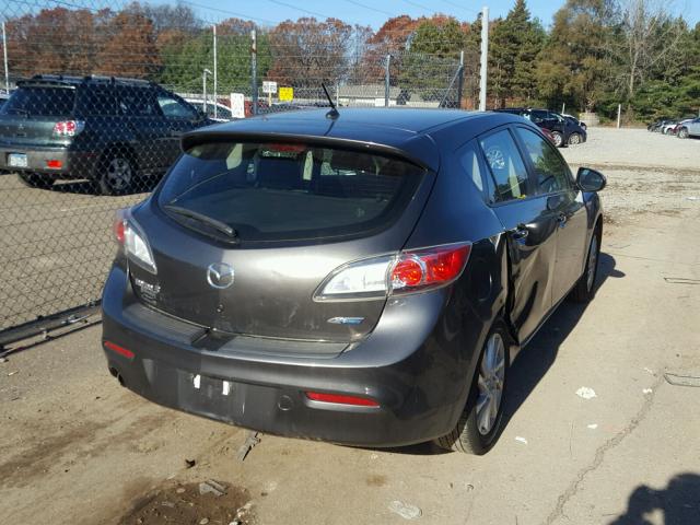 JM1BL1L75C1553367 - 2012 MAZDA 3 I GRAY photo 4