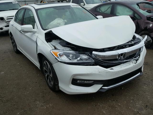 1HGCR2F7XHA155438 - 2017 HONDA ACCORD EX WHITE photo 1