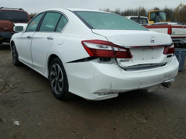 1HGCR2F7XHA155438 - 2017 HONDA ACCORD EX WHITE photo 3