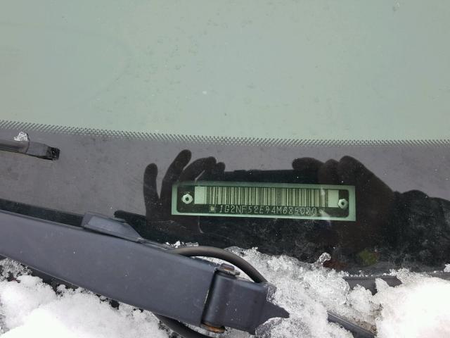 1G2NF52E94M685080 - 2004 PONTIAC GRAND AM S თეთრი ფოტო 10