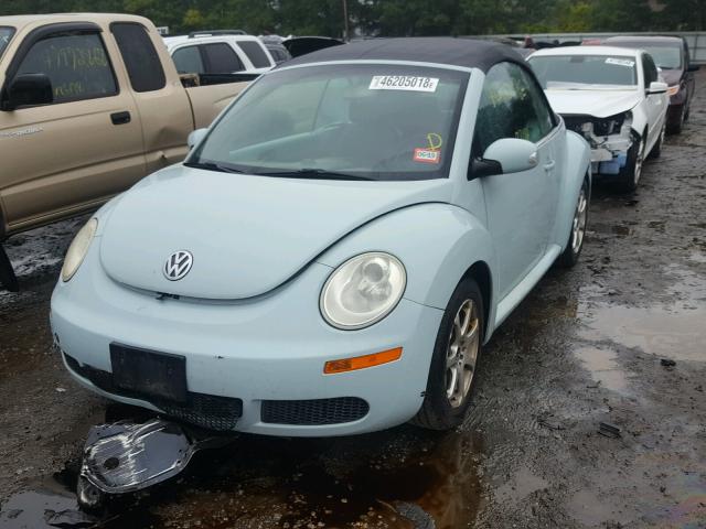 3VWRF31Y06M312026 - 2006 VOLKSWAGEN NEW BEETLE Mavi foto 2