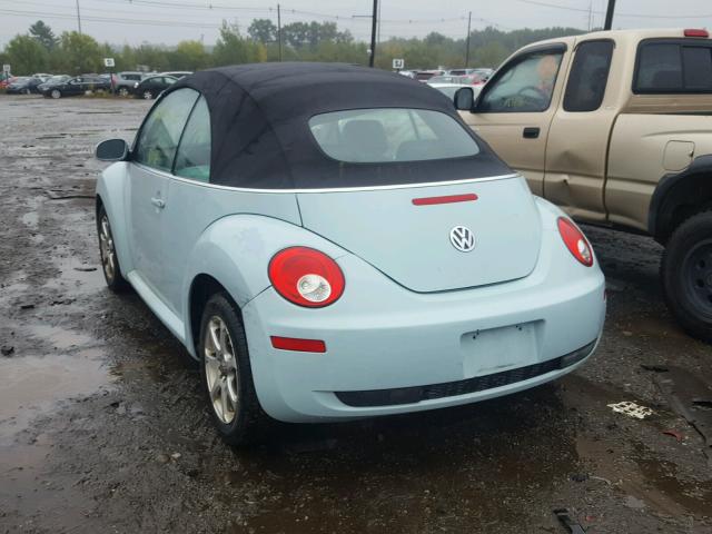 3VWRF31Y06M312026 - 2006 VOLKSWAGEN NEW BEETLE Mavi foto 3