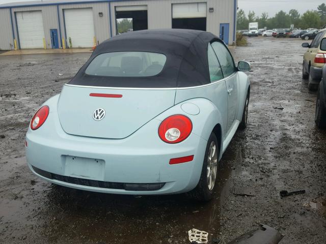3VWRF31Y06M312026 - 2006 VOLKSWAGEN NEW BEETLE Mavi foto 4