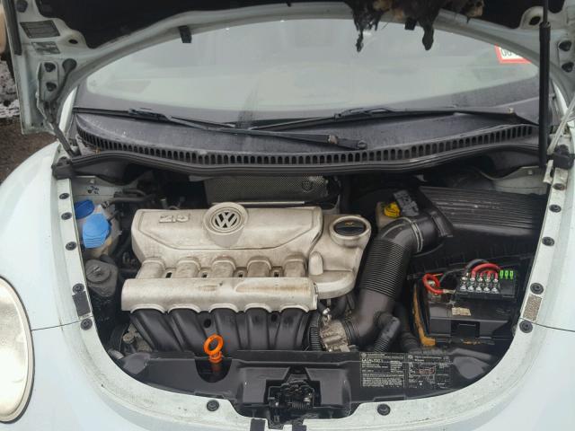 3VWRF31Y06M312026 - 2006 VOLKSWAGEN NEW BEETLE Mavi foto 7