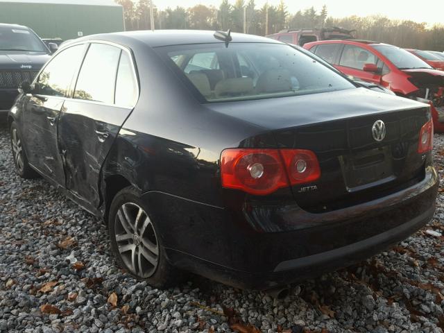 3VWSG71K66M658891 - 2006 VOLKSWAGEN JETTA 2.5 BLACK photo 3