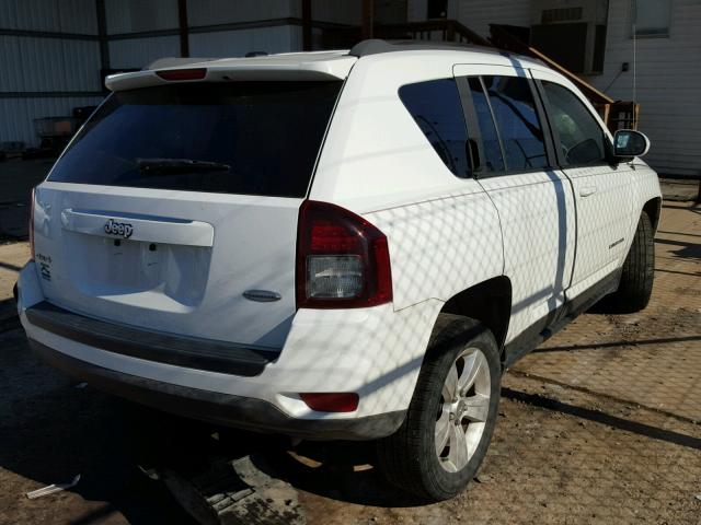 1C4NJDEB5ED529108 - 2014 JEEP COMPASS LA WHITE photo 4