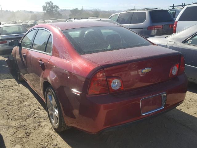 1G1ZA5EN5A4141798 - 2010 CHEVROLET MALIBU LS 栗色 照片 3