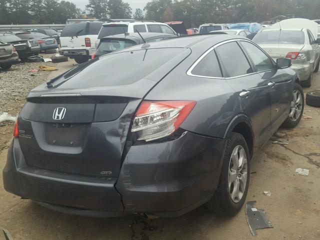 5J6TF2H56AL001056 - 2010 HONDA ACCORD CRO GRAY photo 4