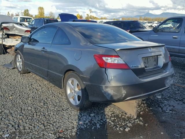 2HGFG11847H554746 - 2007 HONDA CIVIC EX GRAY photo 3