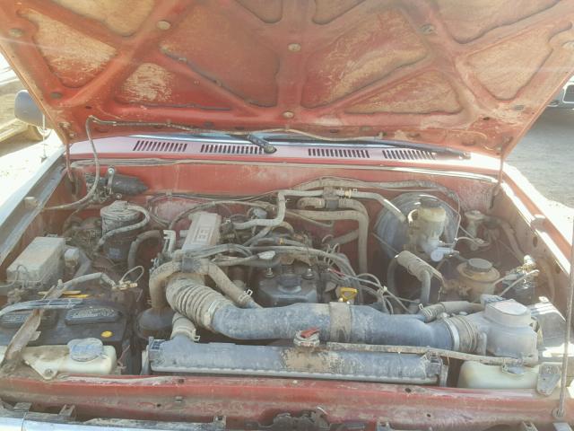 4TARN01P2PZ129928 - 1993 TOYOTA PICKUP 1/2 RED photo 7