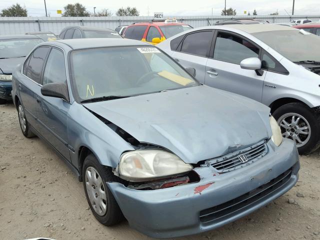 2HGEJ6678XH587954 - 1999 HONDA CIVIC LX BLUE photo 1