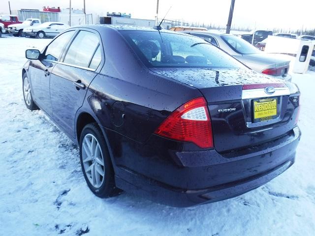 3FAHP0JA9CR354891 - 2012 FORD FUSION SEL MAROON photo 3